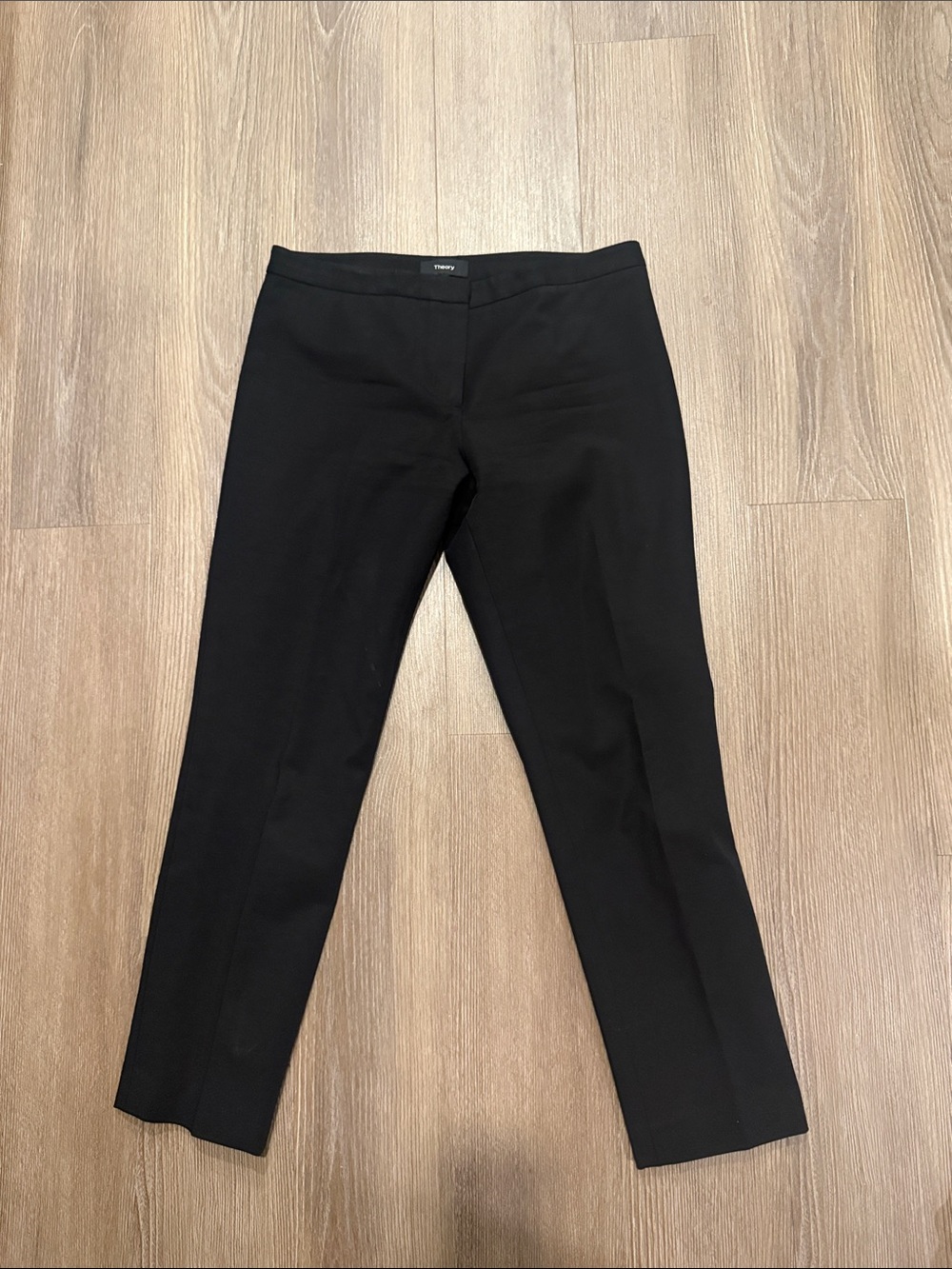 Theory Black Straight-Leg Women's Pants